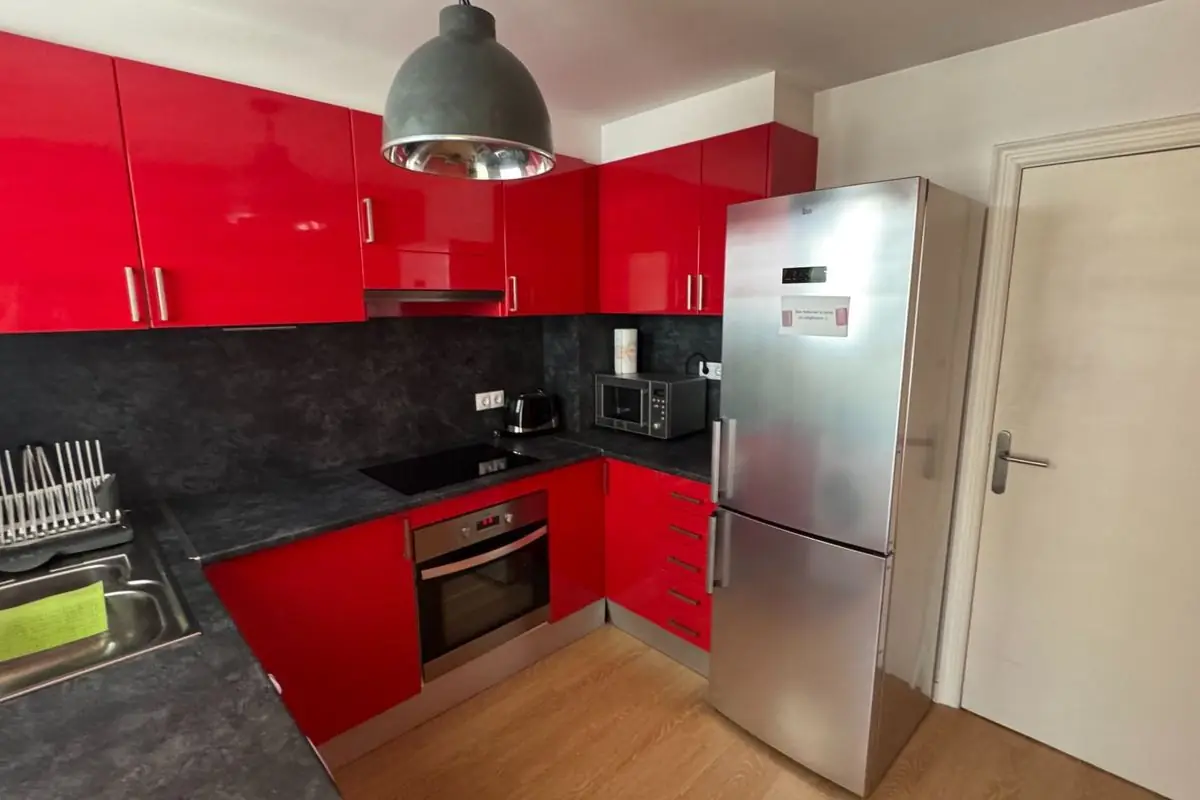 Voll ausgestattete Küche